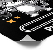 Installieren von Muskeln Bitte warten Sie Niedlich Poster (Ecke)