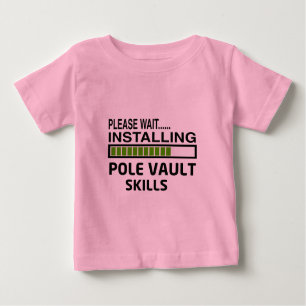 Installieren von Pole Vault Skills Baby T-shirt