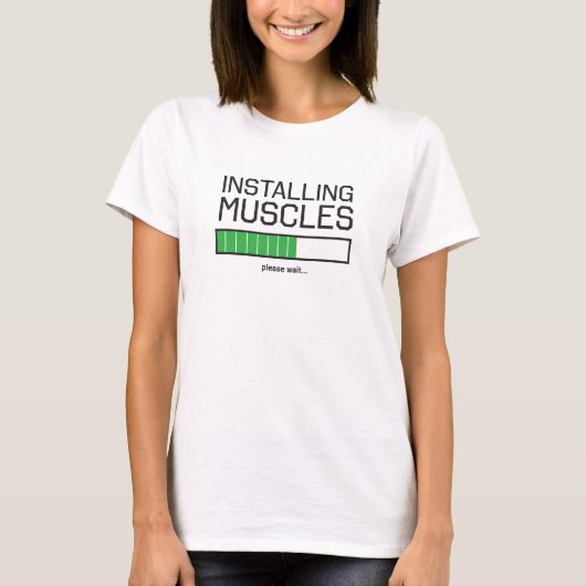 Installierung der Muskeln T-Shirt (Vorderseite)