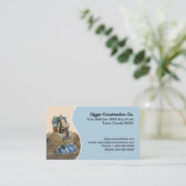 Installierung einer schwarzen Klärgrube Visitenkarte (Stehend Vorderseite)