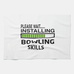 Installierung von Bowlings-Fähigkeiten Küchentuch