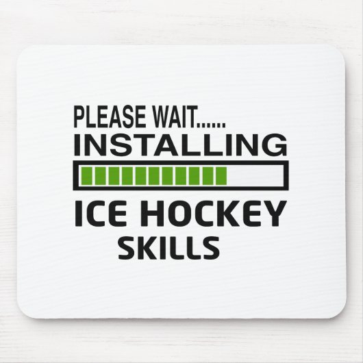 Installierung von Eis-Hockey-Fähigkeiten Mousepad (Vorne)