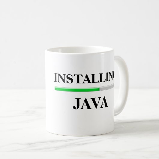 Installierung von Java Kaffeetasse (VorderseiteRechts)
