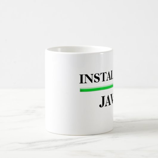 Installierung von Java Kaffeetasse (Mittel)