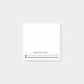 Installing Courage Post-It Klebezettel (Vorderseite)