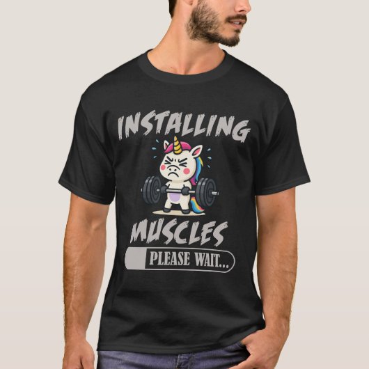 Installing Muscle Fitness T-Shirt (Vorderseite)