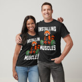 Installing Muscles Red Panda Kraftsportstudio T-Shirt (Unisex)