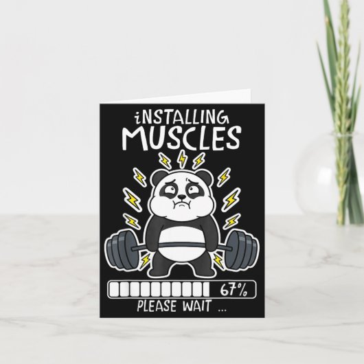 Installing muscles wait panda loading 67 gym karte (Vorderseite)