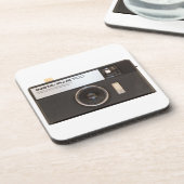 Instamme-Kamera Getränkeuntersetzer (Linke Seite)