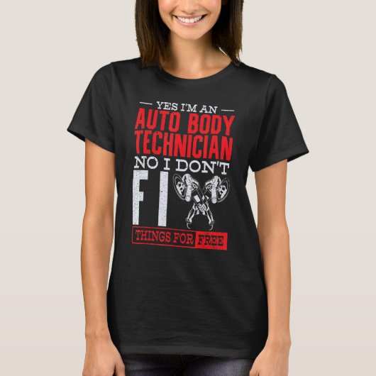 Instandhaltung des Auto T-Shirt (Vorderseite)