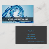 Instandhaltung des Klempners Faucet Water Handyman Visitenkarte (Vorne/Hinten)