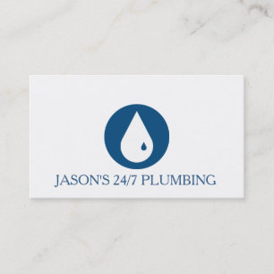Instandhaltung des Klempners Faucet Water Handyman Visitenkarte