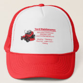 Instandhaltung des Rasens Truckerkappe (Vorderseite)