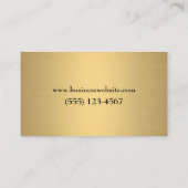 Instandhaltung Reparatur von Holz und Gold Berufli Visitenkarte (Rückseite)