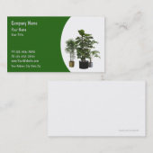 Instandhaltung von Office-Pflanze Visitenkarte (Vorne/Hinten)