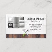 Instandhaltungsarbeiten Visitenkarte (Vorderseite)