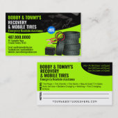 Instandsetzung des Auto für die Erholung im Straße Visitenkarte (Vorne/Hinten)