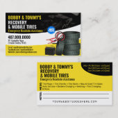 Instandsetzung des Auto für die Erholung im Straße Visitenkarte (Vorne/Hinten)