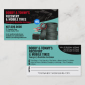 Instandsetzung des Auto für die Erholung im Straße Visitenkarte (Vorne/Hinten)