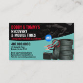 Instandsetzung des Auto für die Erholung im Straße Visitenkarte (Vorderseite)