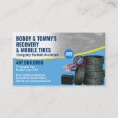 Instandsetzung des Auto für die Erholung im Straße Visitenkarte (Vorderseite)