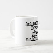 Instant-Biologielehrer...einfach Kaffee hinzufügen Kaffeetasse (Vorderseite Links)
