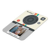 Instant Camera Couple-Foto Datum Position einzigar Magnet (Linke Seite)
