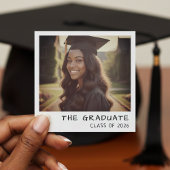 Instant Camera Photo Retro Graduation Ankündigung