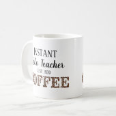 Instant Cello Teacher einfach Kaffeemusik hinzufüg Kaffeetasse (Vorderseite Links)