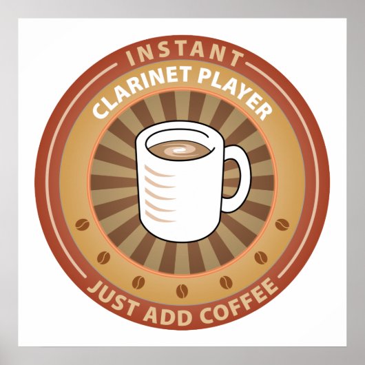 Instant Clarinet Player Poster (Vorne)