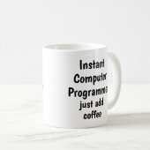 Instant-Computer-Programmierer hinzufügen Kaffeeko Kaffeetasse (VorderseiteRechts)