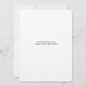 Instant Custom Script Personalisiert Foto Wedding Save The Date (Rückseite)