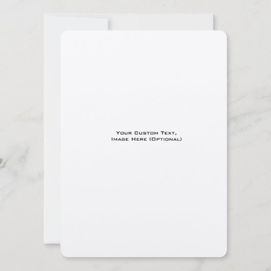 Instant Custom Script Personalisiert Foto Wedding Save The Date (Rückseite)