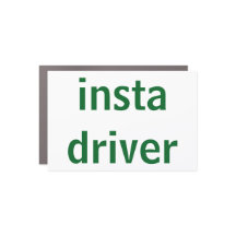 Instant Delivery Driver Bumper Magnet