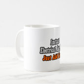 Instant Electrical Engineer...einfach Bier hinzufü Kaffeetasse (Vorderseite Links)