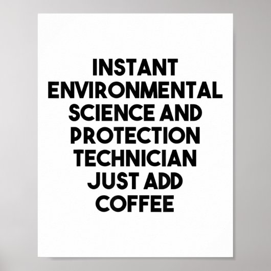 Instant Environmental Science Protection Technolog Poster (Vorne)