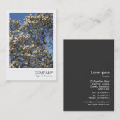 Instant Foto 011 - Magnolia Tree Visitenkarte (Vorne/Hinten)