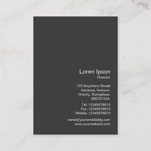 Instant Foto 020 - Bäume am Fluss Visitenkarte (Rückseite)