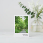 Instant Foto 021 - Zyklusweg Visitenkarte (Stehend Vorderseite)