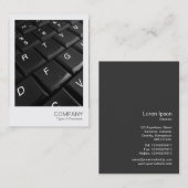 Instant Foto 026 - Tastatur Visitenkarte (Vorne/Hinten)