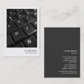 Instant Foto 027 - Tastatur 02 Visitenkarte (Vorne/Hinten)