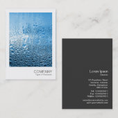 Instant Foto 030 - Cooles Wasser 02 Visitenkarte (Vorne/Hinten)