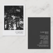 Instant Foto 032 - Baumkanopie Visitenkarte (Vorne/Hinten)