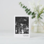 Instant Foto 032 - Baumkanopie Visitenkarte (Stehend Vorderseite)