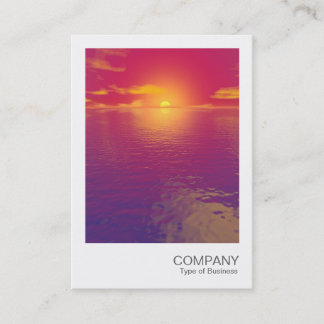 Instant Foto 034 - Sunrise Sunset Visitenkarte