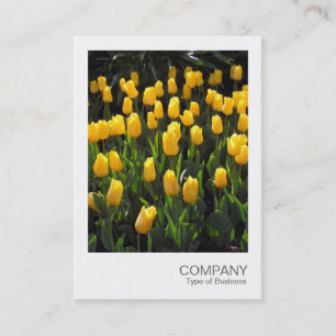 Instant Foto 03 - Gelbe Tulpen Visitenkarte