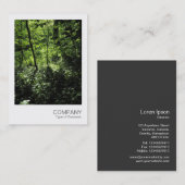 Instant Foto 040 - Frühjahr im Wald Visitenkarte (Vorne/Hinten)