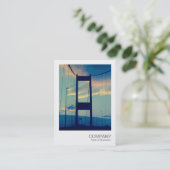 Instant Foto 050 - Bridge to England Visitenkarte (Stehend Vorderseite)