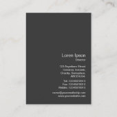 Instant Foto 050 - Bridge to England Visitenkarte (Rückseite)