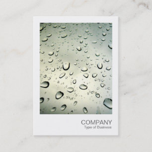 Instant Foto 06 - Regen auf meinem Fenster Visitenkarte